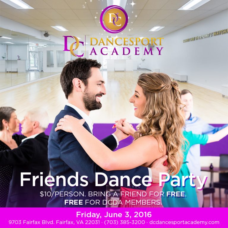 Friends Dance Party DC Dancesport Academy
