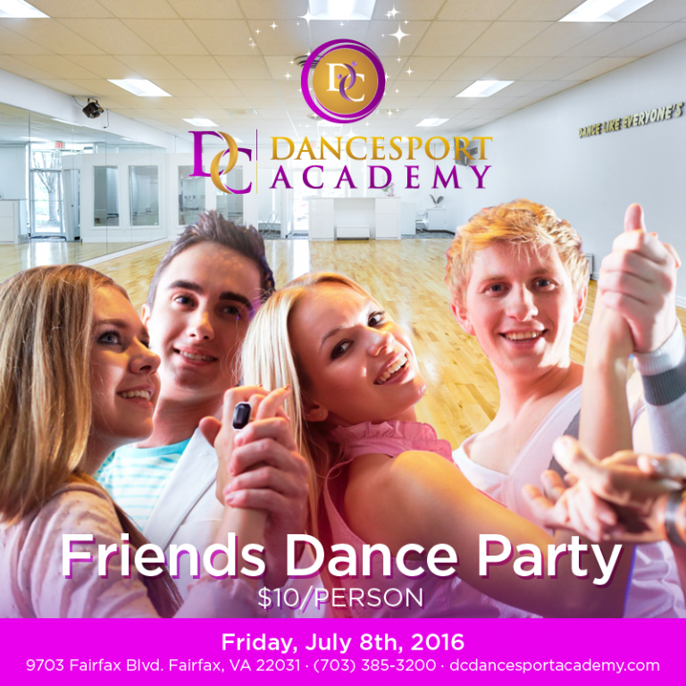 Friends Dance Party DC Dancesport Academy