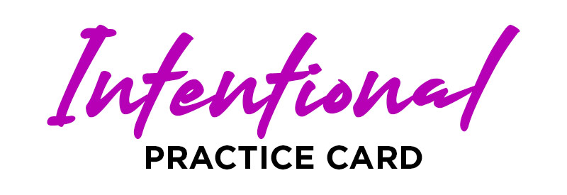 DC DanceSport Academy - Intentional Practice Card