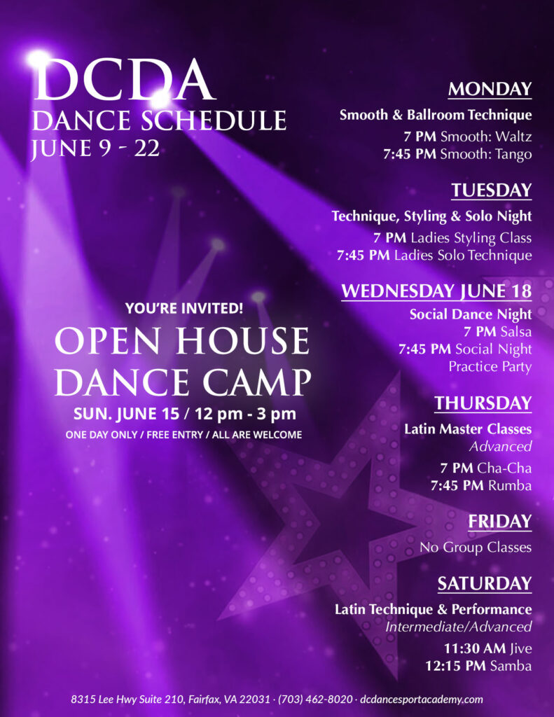 DC DanceSport Academy – Open House Dance Camp
