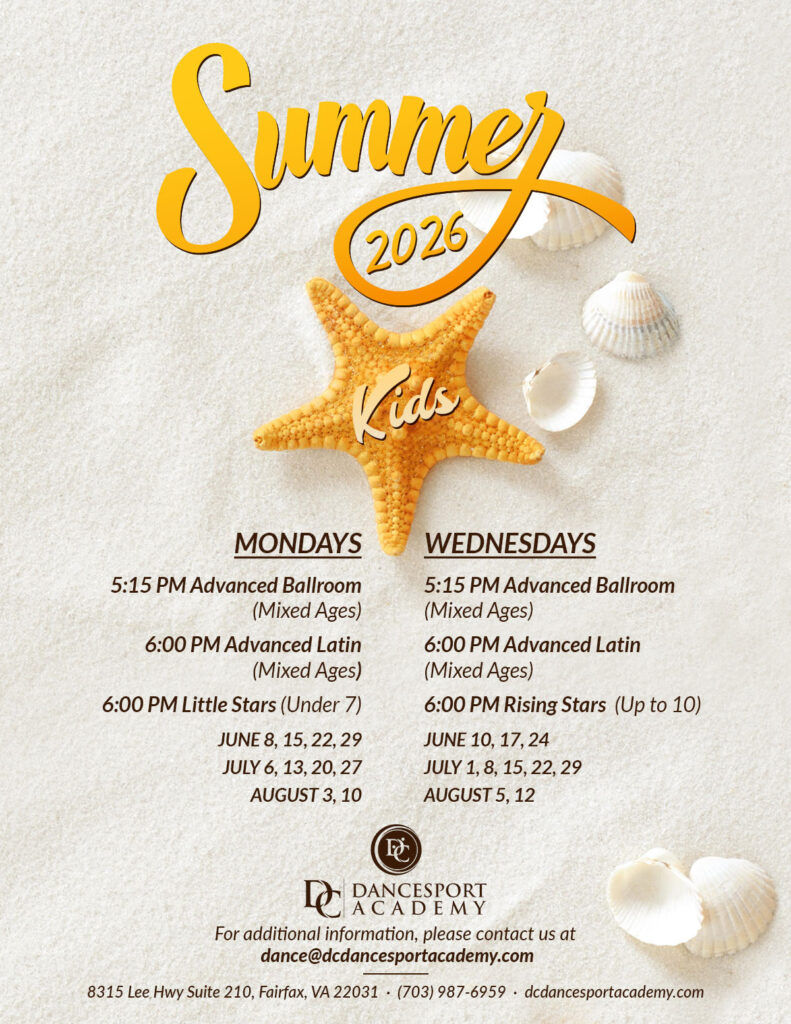 Kids Summer Dance Program 2026 at Dc DanceSport Academy in Fairfax, VA
