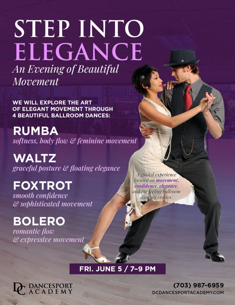 Step Into Elegance - An Evening of Beautiful Movement - DC DanceSport Academy, Friday, June 5, 2026